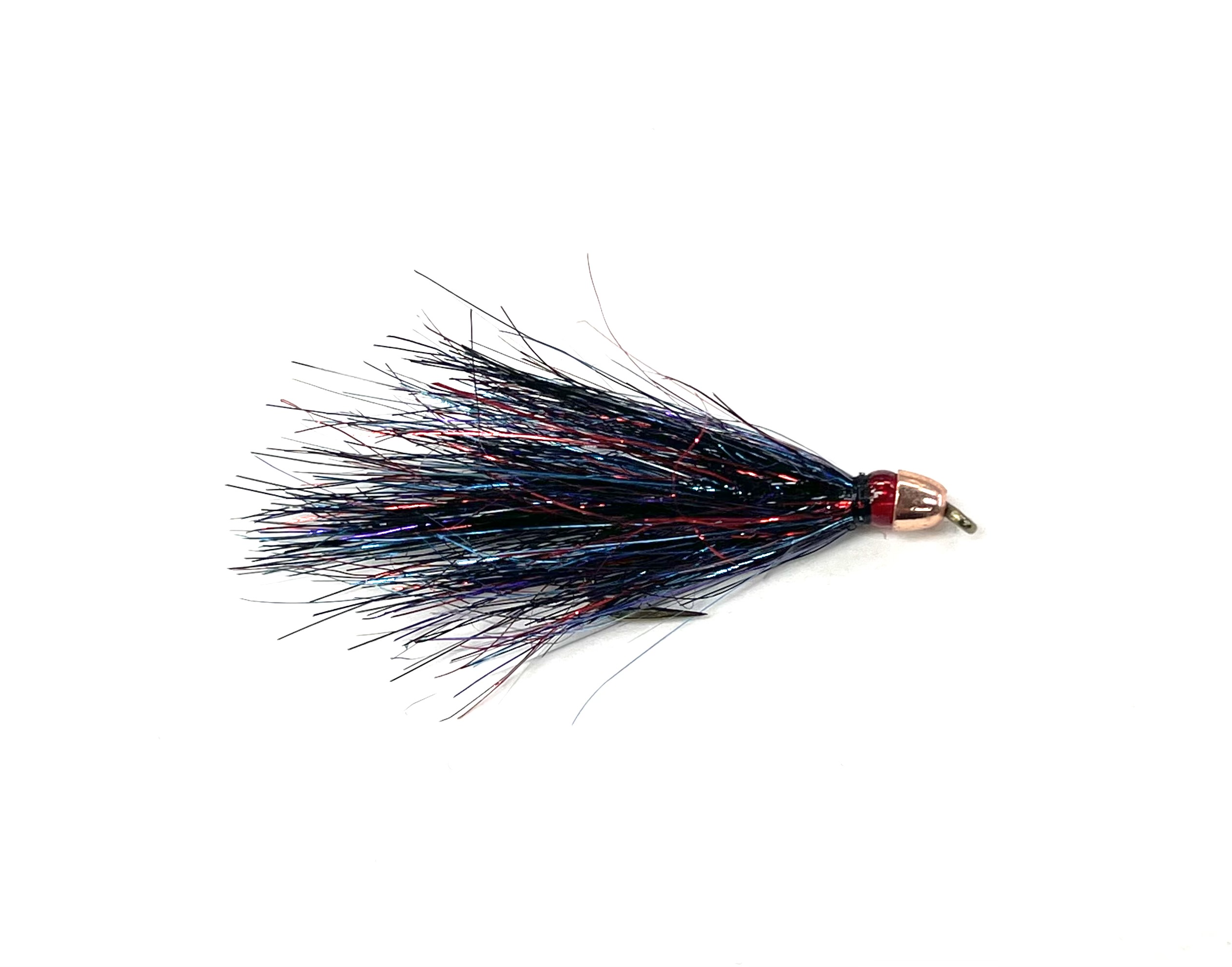 FAD Ruby Eyed Leech - BC Red/Black/Blue - Size 8